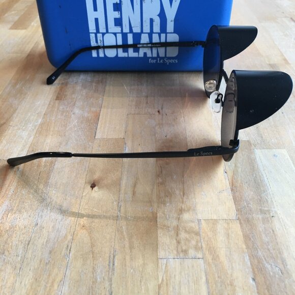 Henry Holland for Le Specs Black Hood Eyes Sunglasses main image 6